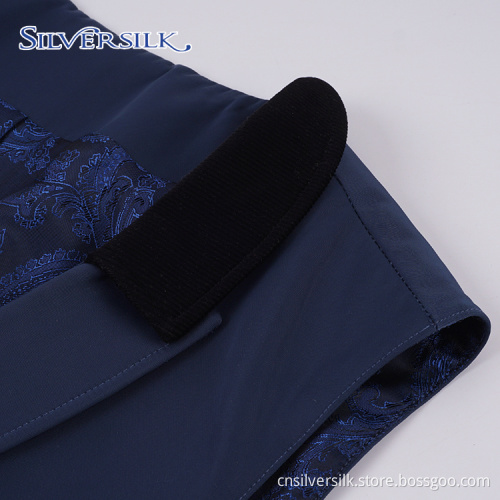 Navy Mode Business Formal Män Anpassad Waistcoat